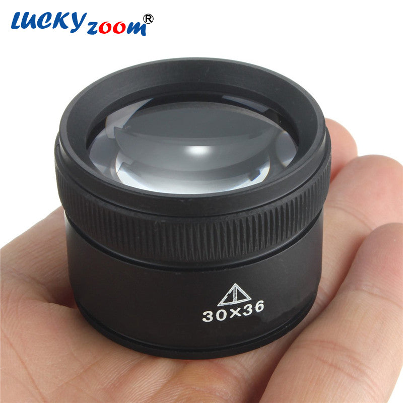 New 30x36mm Jeweler Optics Loupes Magnifier Glass Magnifying Lens Microscope For Coins Stamps Jewelry Lupe Free Shipping