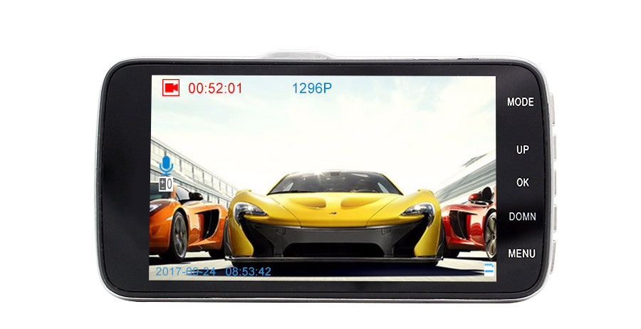 Junsun H7 Car DVR Camera Dual Lens IPS 4.0" Full HD 1296P Video Recorder Registrator Night Vision Car Camcorder DVRs Dash Cam