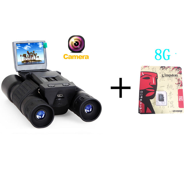 New 2" LCD Screen CMOS HD 720P USB Digital Binocular Telescope 96m/1000m Telescopio DVR Binoculars Photo Camera Video Recording