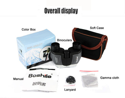 10x22 Binoculars High Power Low Light Level Night Vision Outdoor Telescope Spotting Scope Portable Pocket Mini Telescope