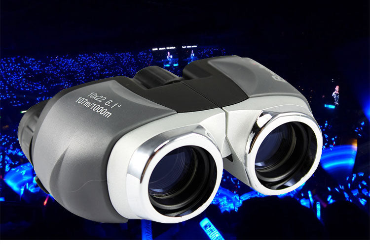 10x22 Binoculars High Power Low Light Level Night Vision Outdoor Telescope Spotting Scope Portable Pocket Mini Telescope