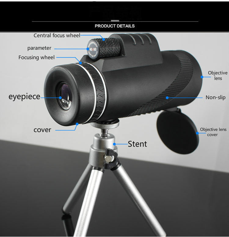 High Quality 40x60 Powerful Binoculars Zoom Binocular Field Glasses Great Handheld Telescopes Military HD Professional Hunting