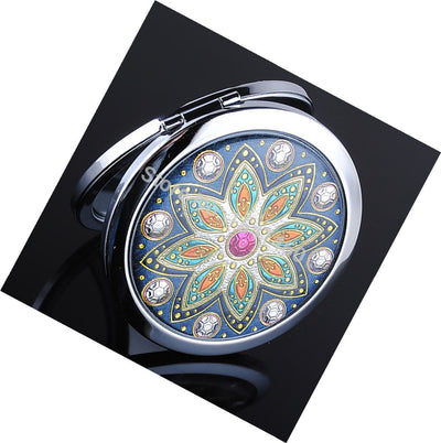 Women Fashion Mini Mirror Makeup,Portable Pocket Cosmetic Mirrors with double faced Wholesale