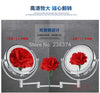 AFSEL 8.5 Inch LED Cosmetic Mirror Double Sides 5X/10X  Zoom Wall Mounted Mirror Chrome Bathroom 100-240AC Global universal