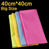 40x40cm Big Size Microfiber Cloth Lens Screen Camera Lenses Glasses Cleaner for Eye Glasses Wipe Sunglasses Duster Jewelry Large
