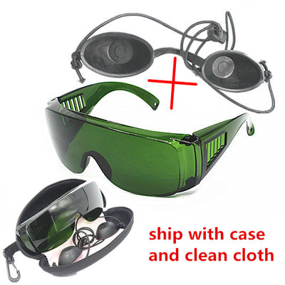 OPT / E light / IPL / Photon Beauty Instrument Black doll safety protective glasses red laser goggles 340-1250nm wide absorption
