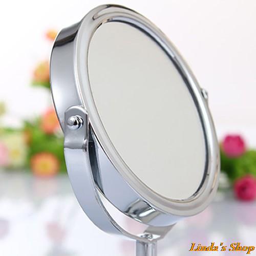 Portable Women Beauty Makeup Mirror Normal and Magnifying Double-sided Mirror