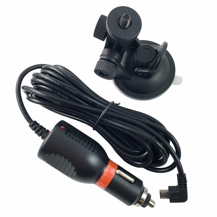 Action Camera Accessories SJ4000 F60 Car Charger + Car Suction Cup Bracket for H9 F60 sj7000 Mount Accessory