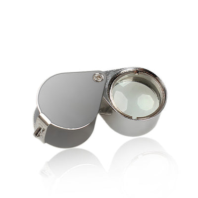 Portable 20 x 21mm Jewelry Magnifying Glass 20X Folding Magnifier Loupe for Jewelry Coins Stamps Antiques