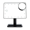 Adjustable 20 LEDs Lighted Makeup Mirror Touch Screen Portable Magnifying Vanity Tabletop Lamp Cosmetic Mirror Make Up Tool