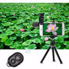 Mini Camera Mobile Phone Lens kit 12X Zoom Telephoto Lenses For iPhone and Android Smartphones Monopod Bluetooth Shutter Tripod
