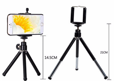 Mini Camera Mobile Phone Lens kit 12X Zoom Telephoto Lenses For iPhone and Android Smartphones Monopod Bluetooth Shutter Tripod