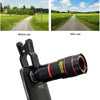 New 8X Zoom Lens Telescope Telephoto Lenses Microscope Fisheye Wide Angle Macro Lens For Smartphone With Tripod Clips Monopod