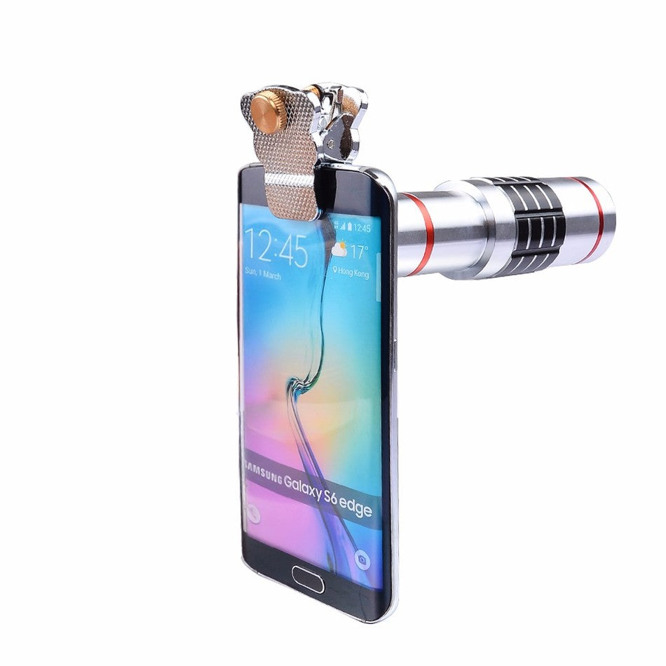 All in 1 18X Telephoto Zoom Lens Fisheye Wide Angle Macro lenses Telescope With Clip Tripod For Smartphone Cell Phone Lentes Kit
