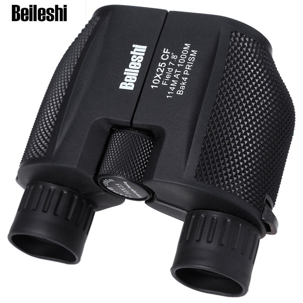 Beileshi 10 X 25 HD 114M - 1000M All-optical Waterproof Binocular Telescope for Tourism For Outdoor Hunting