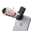 HD Phone lenses kit 12x Zoom Telephoto 0.45X Wide Angle 15X Super Macro Lens For iPhones Samsung Smartphones Clip Camera Lenses