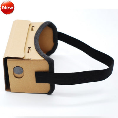 DIY Virtual Reality Glasses Google Cardboard Comfortable Glasses 3D Glasses VR Box Movie For iPhone 6 7 SmartPhone VR Headset