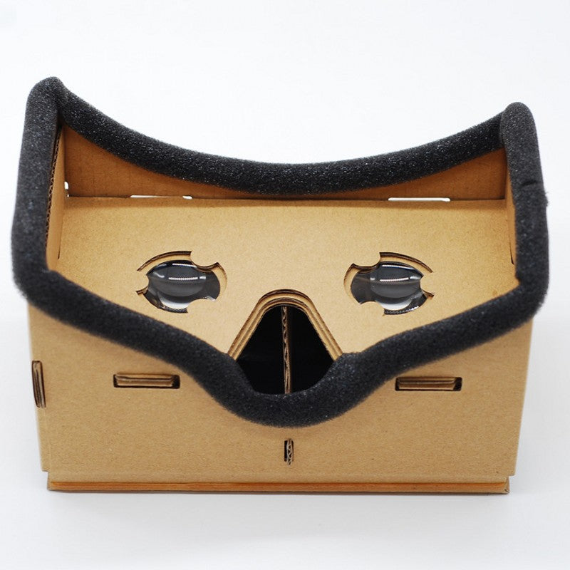 DIY Virtual Reality Glasses Google Cardboard Comfortable Glasses 3D Glasses VR Box Movie For iPhone 6 7 SmartPhone VR Headset