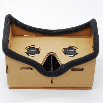 DIY Virtual Reality Glasses Google Cardboard Comfortable Glasses 3D Glasses VR Box Movie For iPhone 6 7 SmartPhone VR Headset