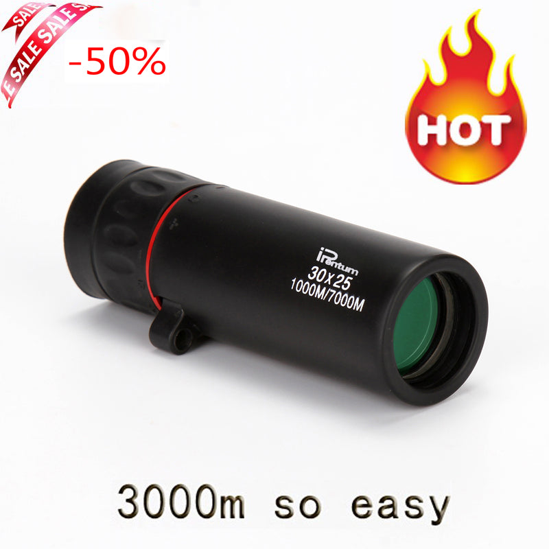 hot selling HD 30x25 Monocular Telescope binoculars Zooming Focus Green Film Binoculo Optical Hunting High Quality Tourism Scope