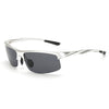 SUNRUN Men Driving Sunglasses Aluminum Frame Polarized Sunglasses Car Drivers Night Vision Goggles Anti-glare Sun Glasses P8213