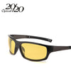 20/20 New Night Vision Sunglasses Men Brand Designer Fashion Polarized Night Driving Enhanced Light anti-glare Glasses PL295