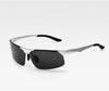 VEITHDIA Aluminum Magnesium Men's Polarized Sun glasses Night Vision Mirror Male Eyewear Sunglasses Goggle Oculos For Men 6502