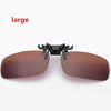 Men Women Retro Flip Up Polarized Sunglasses Clip On Myopia Glasses Kids Day Night Vision Goggles Sun Glasses UV400 Three sizes