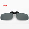Men Women Retro Flip Up Polarized Sunglasses Clip On Myopia Glasses Kids Day Night Vision Goggles Sun Glasses UV400 Three sizes