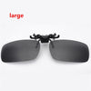 Men Women Retro Flip Up Polarized Sunglasses Clip On Myopia Glasses Kids Day Night Vision Goggles Sun Glasses UV400 Three sizes