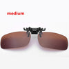 Men Women Retro Flip Up Polarized Sunglasses Clip On Myopia Glasses Kids Day Night Vision Goggles Sun Glasses UV400 Three sizes