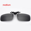 Men Women Retro Flip Up Polarized Sunglasses Clip On Myopia Glasses Kids Day Night Vision Goggles Sun Glasses UV400 Three sizes