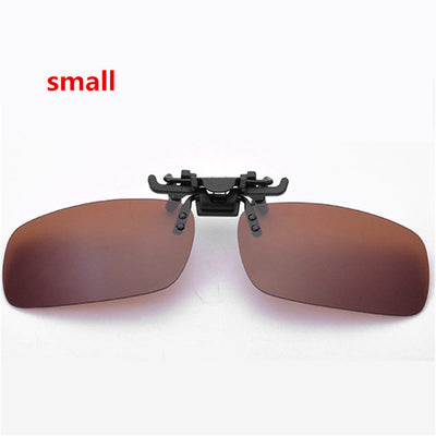 Men Women Retro Flip Up Polarized Sunglasses Clip On Myopia Glasses Kids Day Night Vision Goggles Sun Glasses UV400 Three sizes