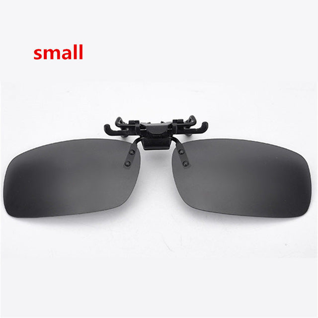 Men Women Retro Flip Up Polarized Sunglasses Clip On Myopia Glasses Kids Day Night Vision Goggles Sun Glasses UV400 Three sizes