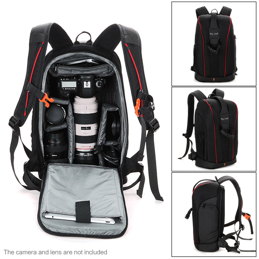 Water-resistant DSLR Backpack Camera Video Bag Shockproof Photography Padded for Nikon Canon Sony DSLR Camera Lens Accessories