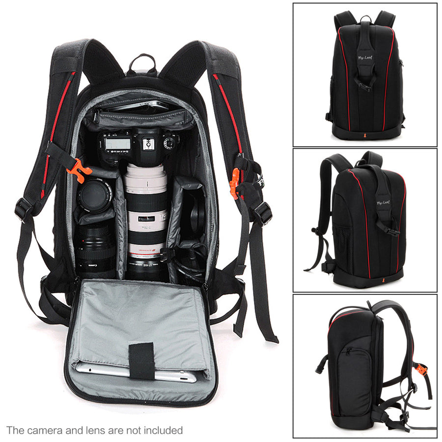 Water-resistant DSLR Backpack Camera Video Bag Shockproof Photography Padded for Nikon Canon Sony DSLR Camera Lens Accessories