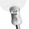 2.5x 90mm 2 LED Lamp Magnifier Clip-on Desk Table Magnifying Glass Loup Durable --M25