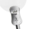 2.5x 90mm 2 LED Lamp Magnifier Clip-on Desk Table Magnifying Glass Loup Durable --M25