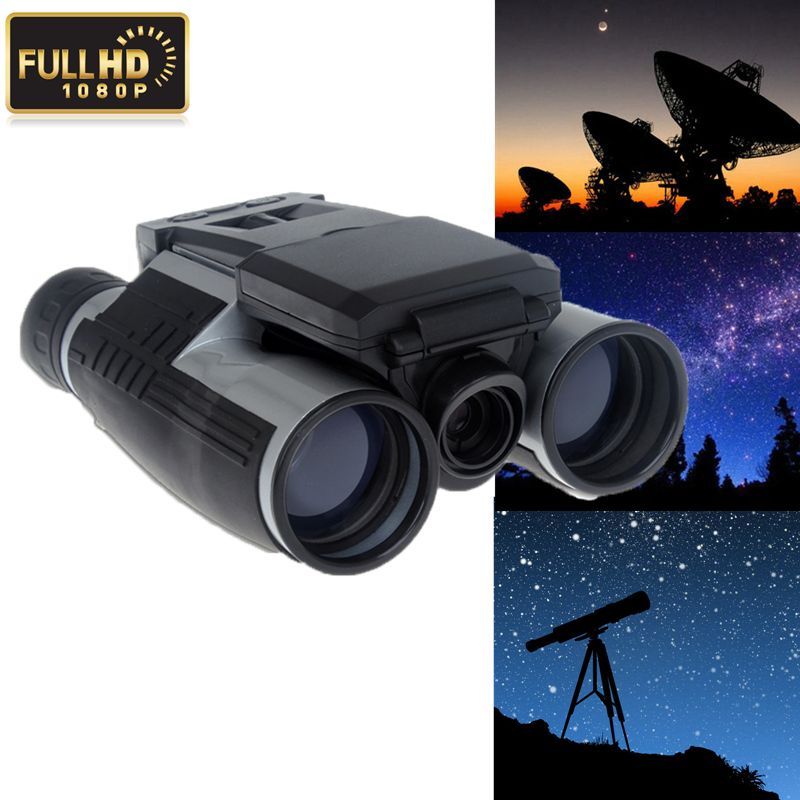 Free shipping!2" Screen HD 1080P Video DVR Recording 12X32 Digital Telescope Binoculars Camera