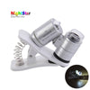 60x Zoom Universal Cell Phone Loupe Microscope Lens Magnifier Micro Camera For iPhone 6 5S 4S Samsung Holder Color Random