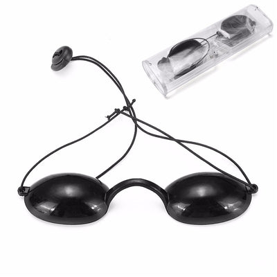 Durable Quality Black Laser Light Protective Eyepatch Safety Glasses Goggles IPL Beauty Clinic Patient New Free Shipping