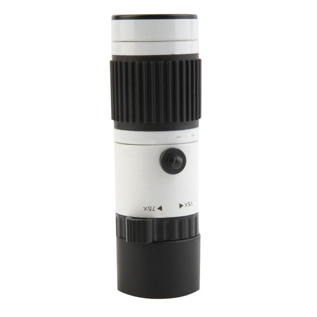 Portable Telescope 15-75X25 Small Size Binoculars High Power High-Definition Zoom BAK4 Mini Monocular Maritime Telescope