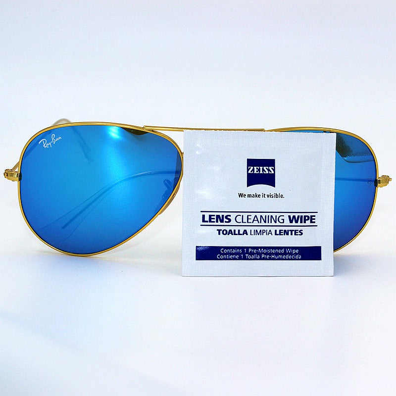 Zeiss Pre-moistened Lens Cleaning Wipes for Eyeglass Lenses Sunglasses Camera Lenses Clothes Cleaning Wipes Pack of 20ct