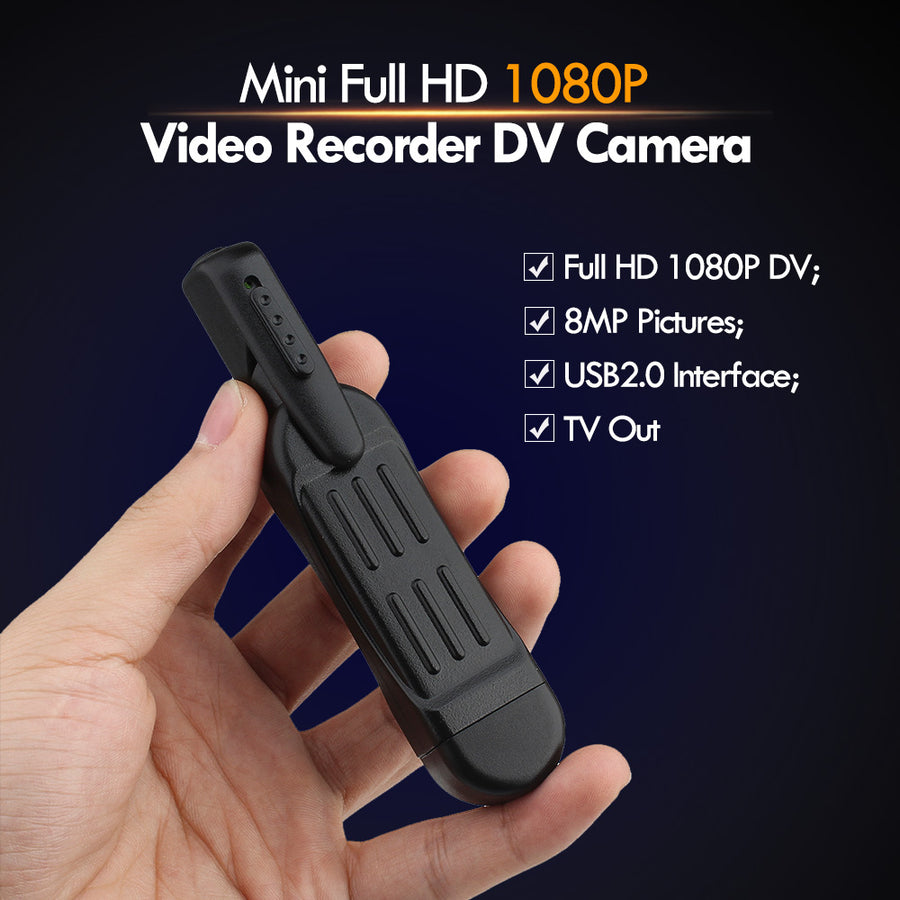 T189 8 MP Lens Full HD 1080P Mini Pen Voice Recorder / Digital Video Camera Recorder Portable TV Out Pocket Pen Camera