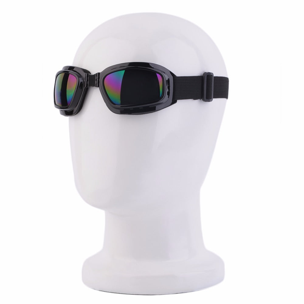 Unisex Safety Goggles Foldable Colorful Anti Glare Polarized Windproof Goggles Anti Fog Sun Protective Adjustable Strap Glasses
