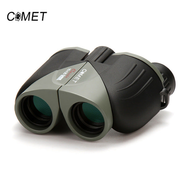 Brand New 10X25 HD Wide Vision 100% optical Binoculars Compact High Optical Lens Outdoor Tourism Camping Hunting Telescope COMET