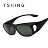 TSHING Polarized Sunglasses Men Outdoor Sport Sun Glasses For Fishing Golfing Hipster Male Retro Night Vision Driving Sunglass