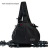 Caden Waterproof Travel Small DSLR Shoulder Camera Bag with Rain Cover Triangle Sling Bag for Sony Nikon Canon Digital Camera K1