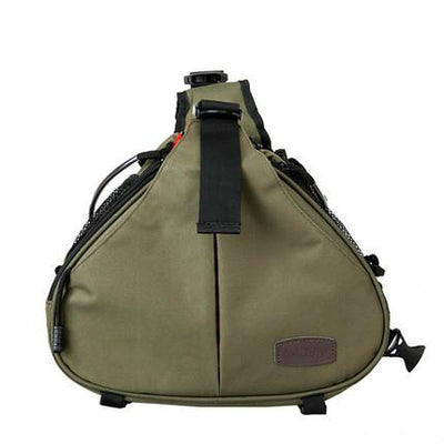 Caden Waterproof Travel Small DSLR Shoulder Camera Bag with Rain Cover Triangle Sling Bag for Sony Nikon Canon Digital Camera K1