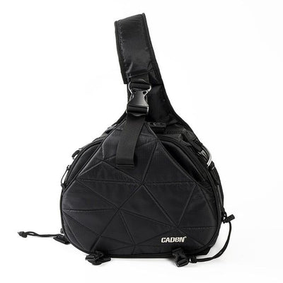 Caden Waterproof Travel Small DSLR Shoulder Camera Bag with Rain Cover Triangle Sling Bag for Sony Nikon Canon Digital Camera K1